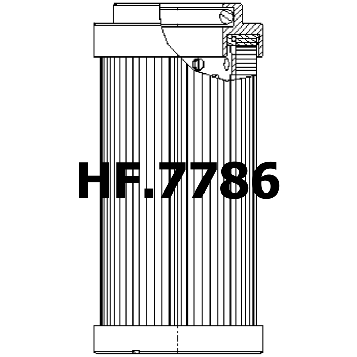 Side of ST Separat Tech ST1669 - Hydraulic Filter