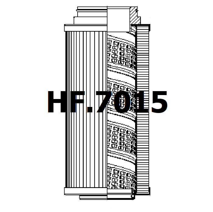 Side of ST Separat Tech ST500P - Hydraulic Filter