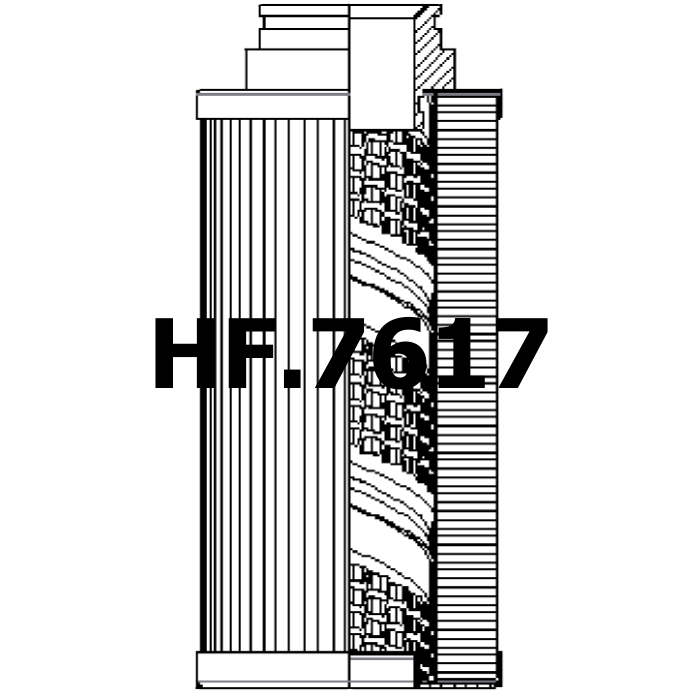 Side of ST Separat Tech ST565P - Hydraulic Filter