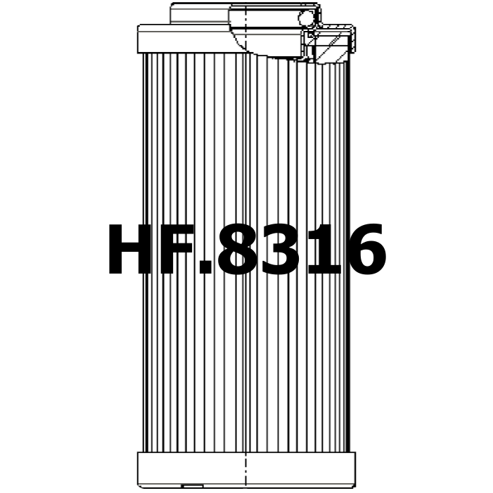 Side of Stauff NL063F25B - Hydraulic Filter
