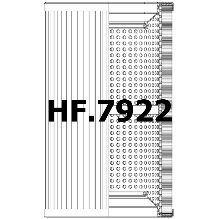 Side of Stauff RP300E03B - Hydraulic Filter