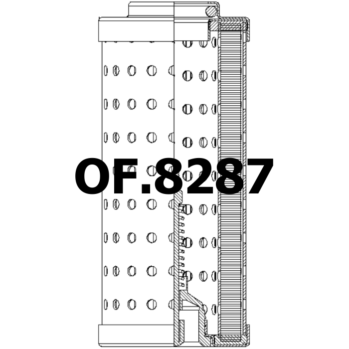 Side of Stauff RTE20D10B - Oil Filter