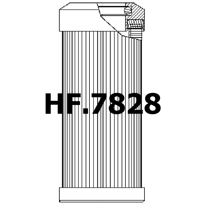 Side of Stauff SL003F20B - Hydraulic Filter