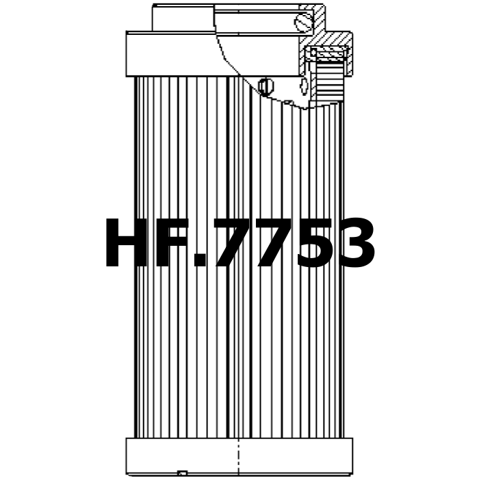 Side of Stauff SL005F03B - Hydraulic Filter