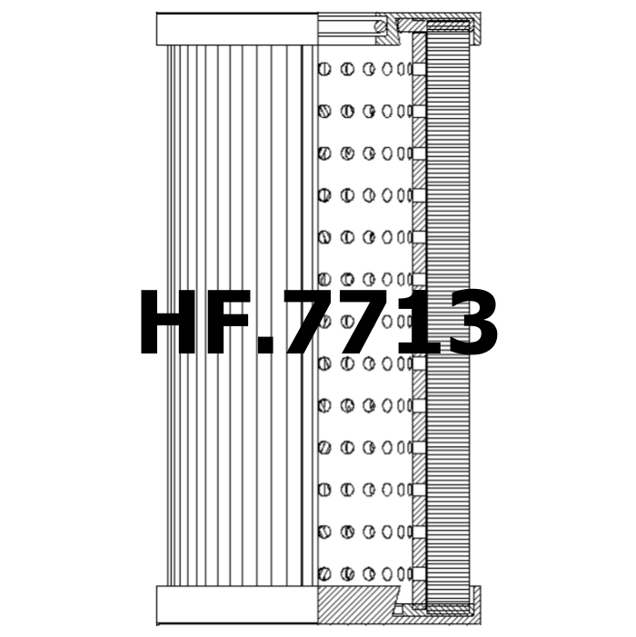 Side of Stauff SL035D10B - Hydraulic Filter
