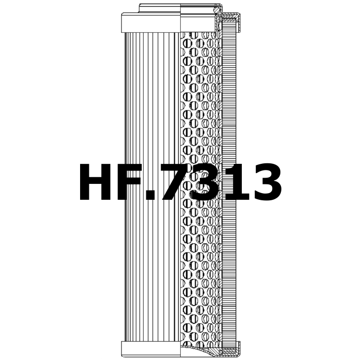 Side of Stauff SN070E10B - Hydraulic Filter