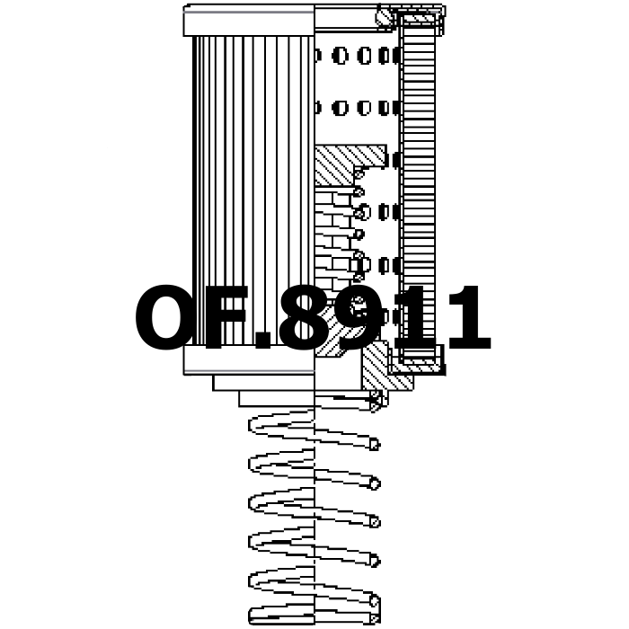 Side of UFI ERA42NME - Oil Filter