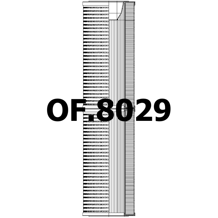 Side of Uniflux XH208 - Oil Filter