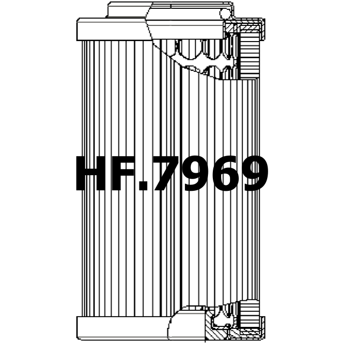 Side of Vapormatic VPK1516 - Hydraulic Filter