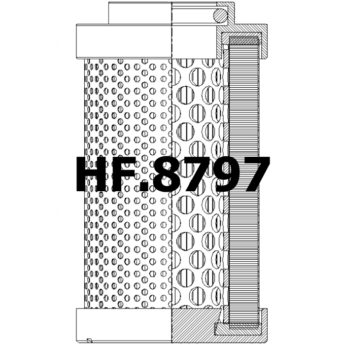 Side of Vickers V0242V2V10 - Hydraulikfilter