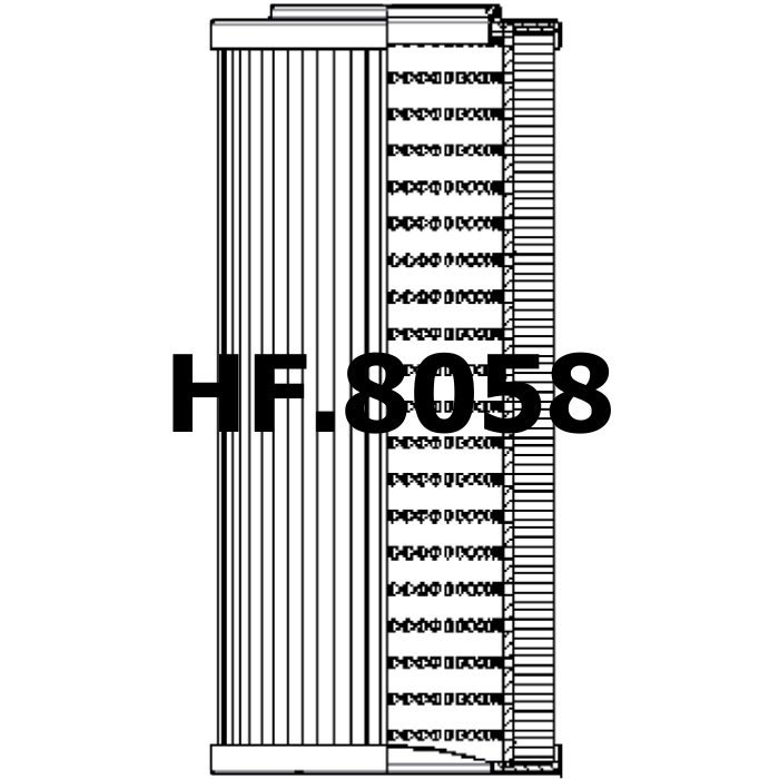 Side of Vickers V2691V4C10 - Hydraulikfilter