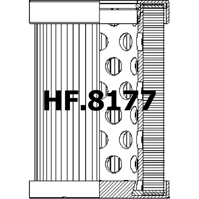 Side of Vickers V6024B1H10 - Hydraulic Filter