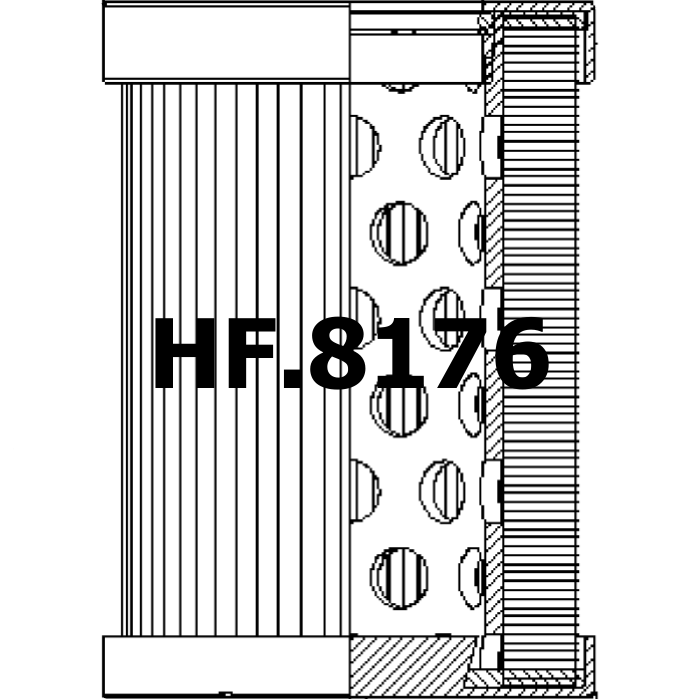 Side of Vickers V6024V1H05 - Hydraulic Filter