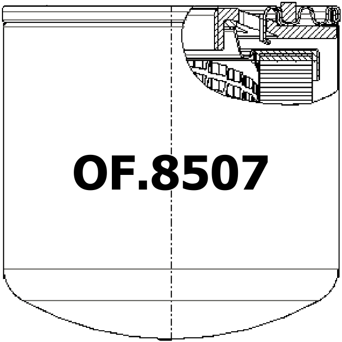 Side of Volvo 20801559 - Oil Filter