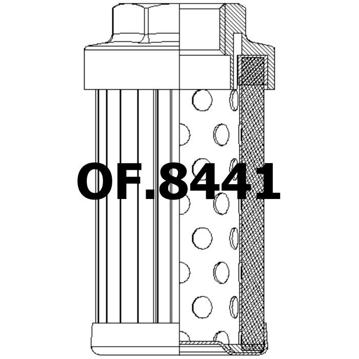 Side of Wacker 0045451 - Oil Filter