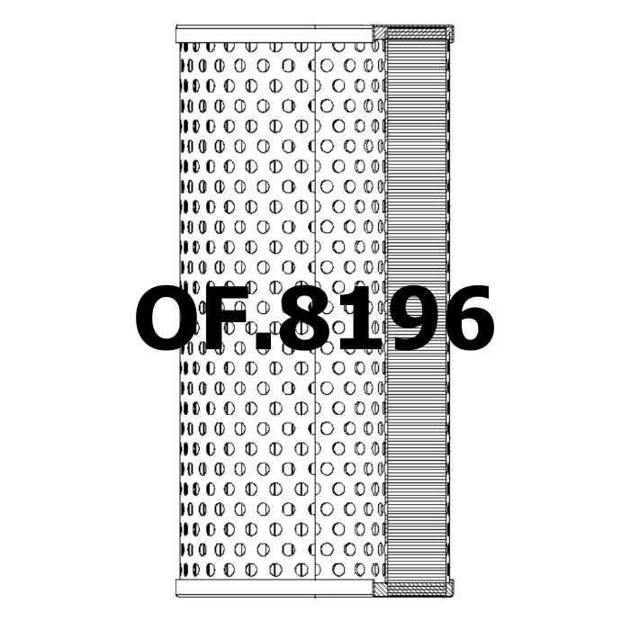 Side of Wartsila 83411 - Filtro olio