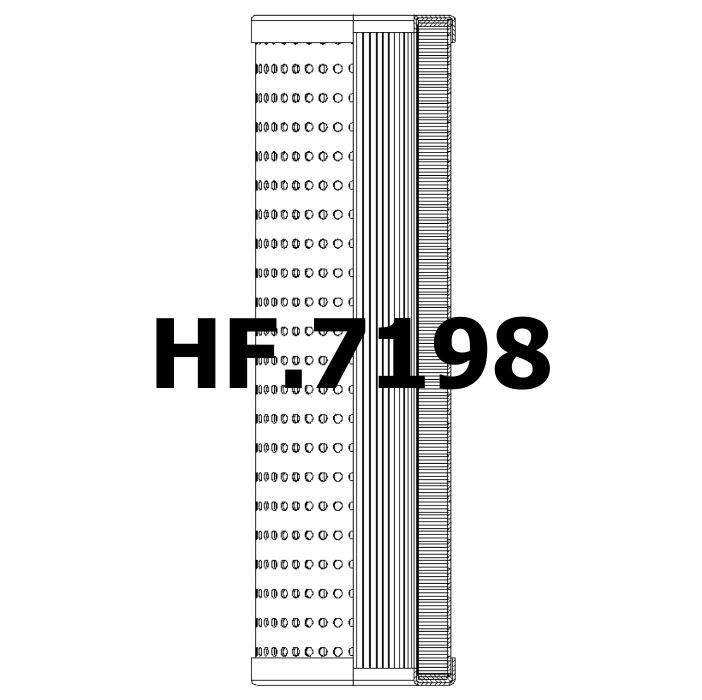 Side of WIX 51529 - Hydraulic Filter