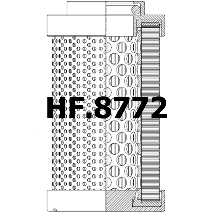 Side of WIX 57878 - Hydraulic Filter