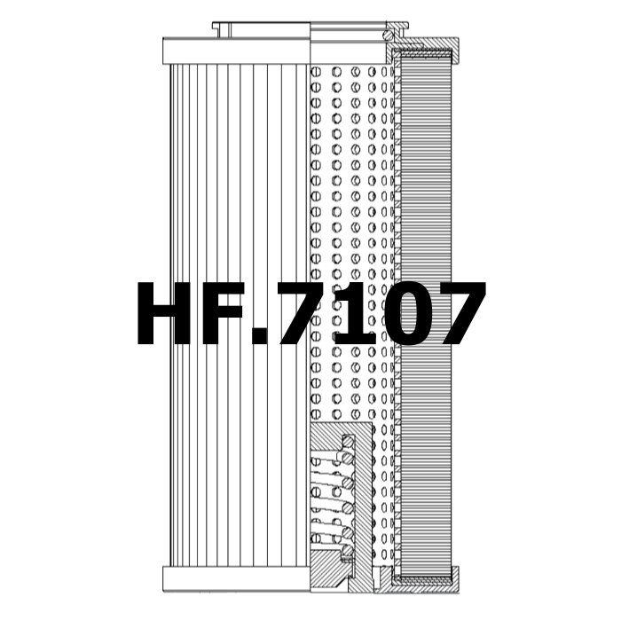 Side of WIX 70055 - Hydraulic Filter