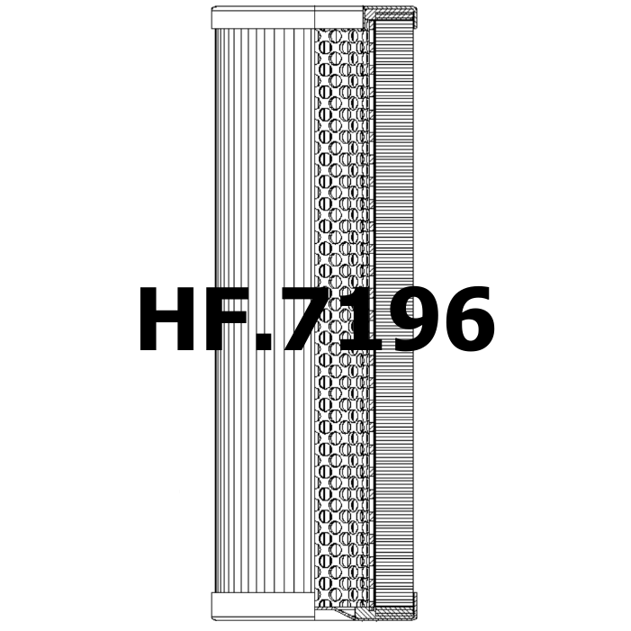 Side of WIX 92085E - Hydraulic Filter
