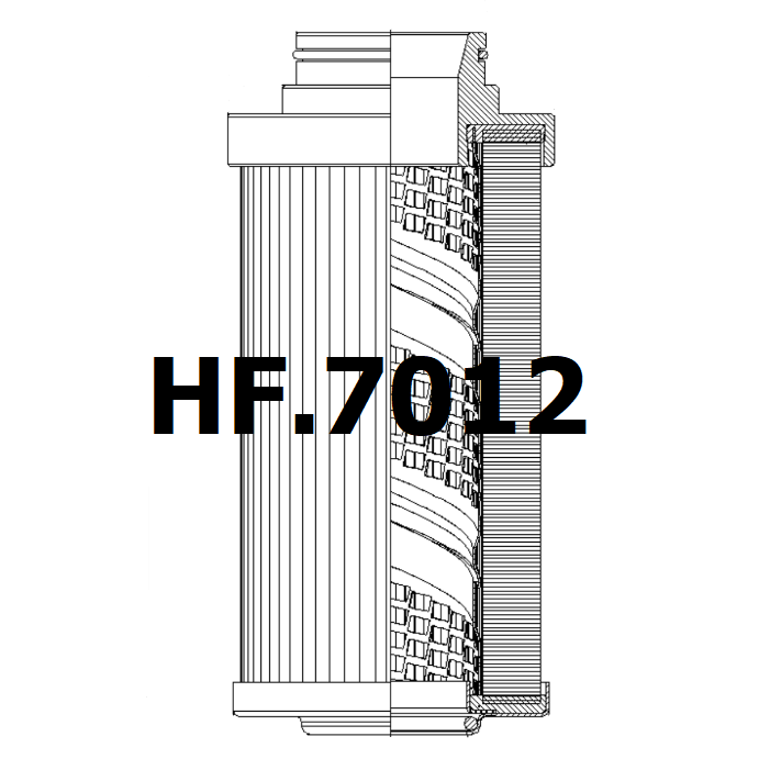 Side of Woodgate WGH9696 - Hydraulic Filter