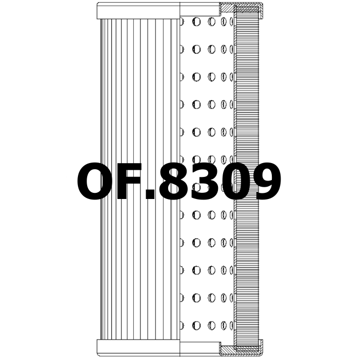 Side of Woodgate WGH9706 - Oil Filter