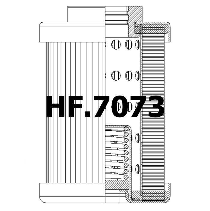 Side of Yale 917380400 - Hydraulikfilter