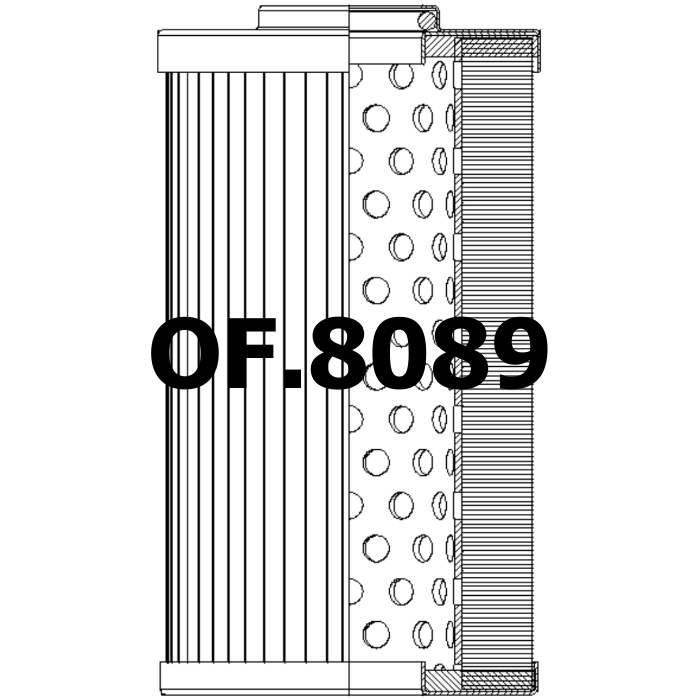 Side of Yuchai 8010521102 - Oil Filter