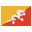 Flag of Μπουτάν
