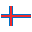 Flag of Faroe Adaları